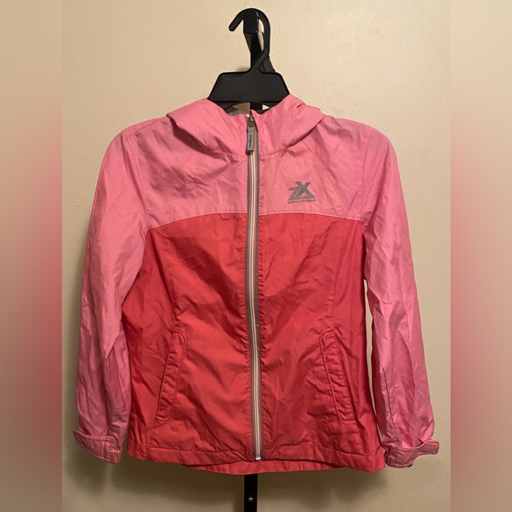 ZeroXposur Pink and Gray Jacket - Kids 10/12
